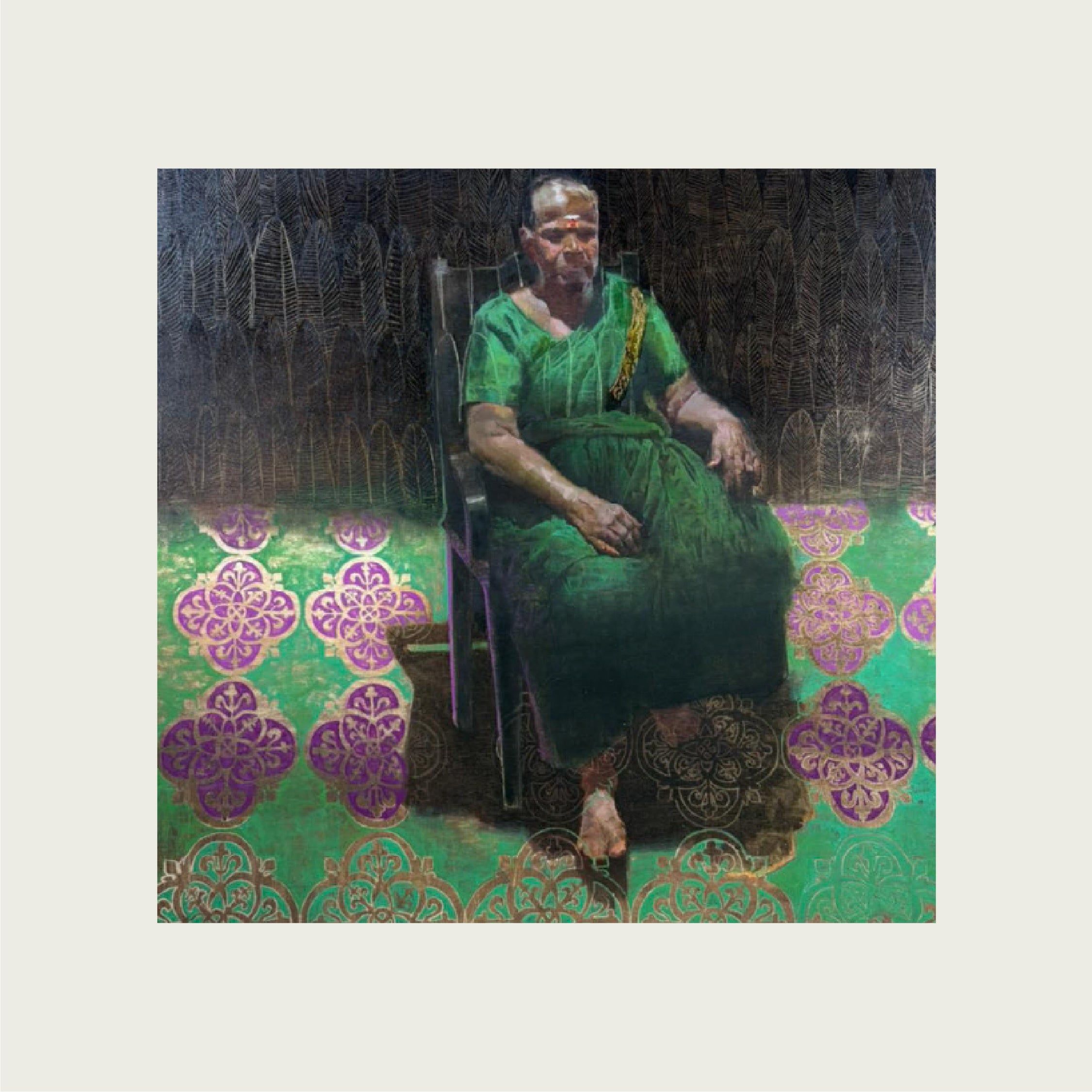 WOMAN AT THE STUDIO